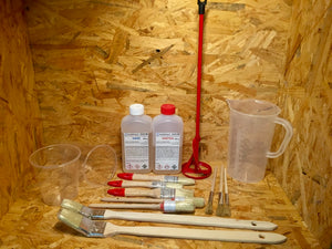 Epoxidharz Set / E45TM / Feuchtraum-Terrarien und Aquarien