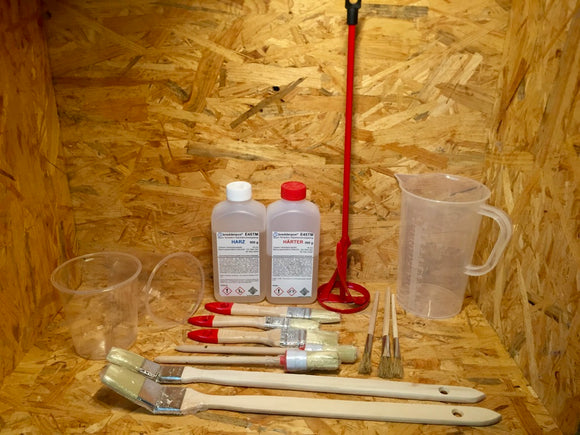 Epoxidharz Set / E45TM / Feuchtraum-Terrarien und Aquarien