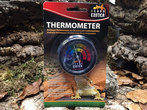 Thermometer analog - farbige Skala